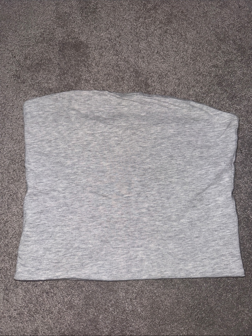Brandy Melville Heather Gray Strapless Tube Top
